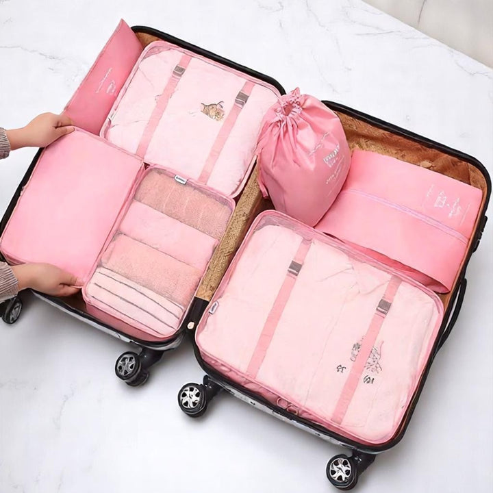 10 Pcs/Set Travel Packing Organizer Bags for Luggage Suitcase Space saver