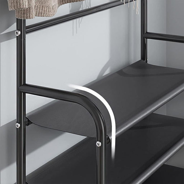 3in1 Multifunctional Hall Tree Shoe Rack with Storage Organizer sturdy metal

