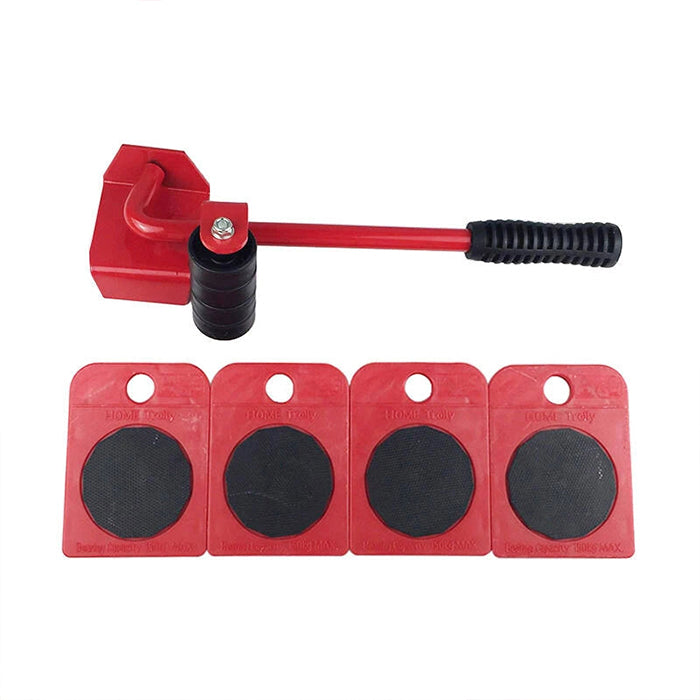 Furniture Mover Tool Set - Heavy Duty 4-Wheel Mover Roller - Furniture Transport Lifter easy to install