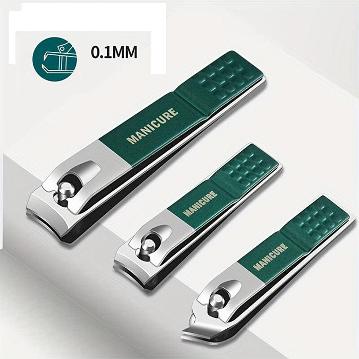 9-Piece Nail Clipper Set, Manicure Set with Travel Case Nail Care Set Stainless Steel easy to use