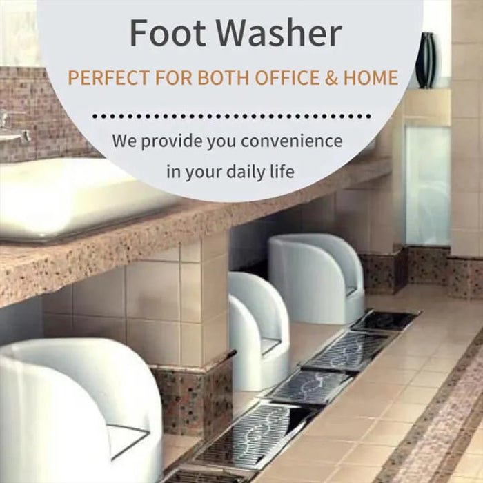 Automatic Wudu Foot Washer - Portable Plastic Foot Wash Basin for Ablution perfect for everywhere
