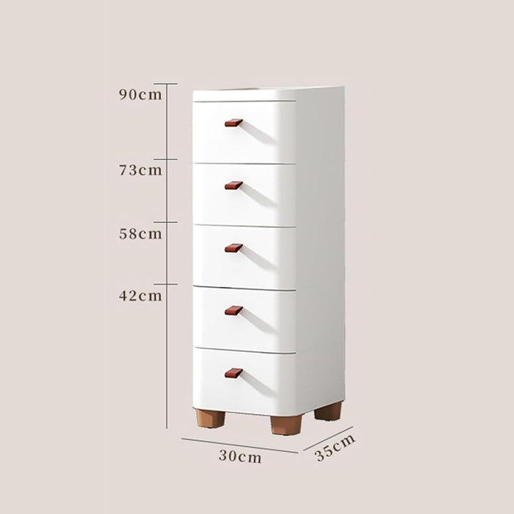 Bedroom Bedside Storage Cabinet Chest Of Drawers, Simple Narrow Drawer Type Storage Stand countertop dimensions