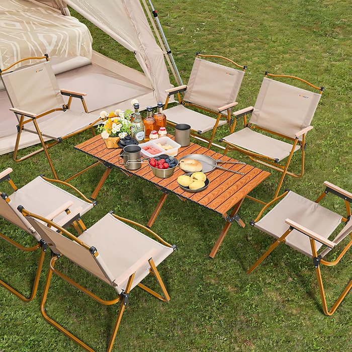 Camping Table with Bag, Lightweight Camp Table That Fold Up Durable