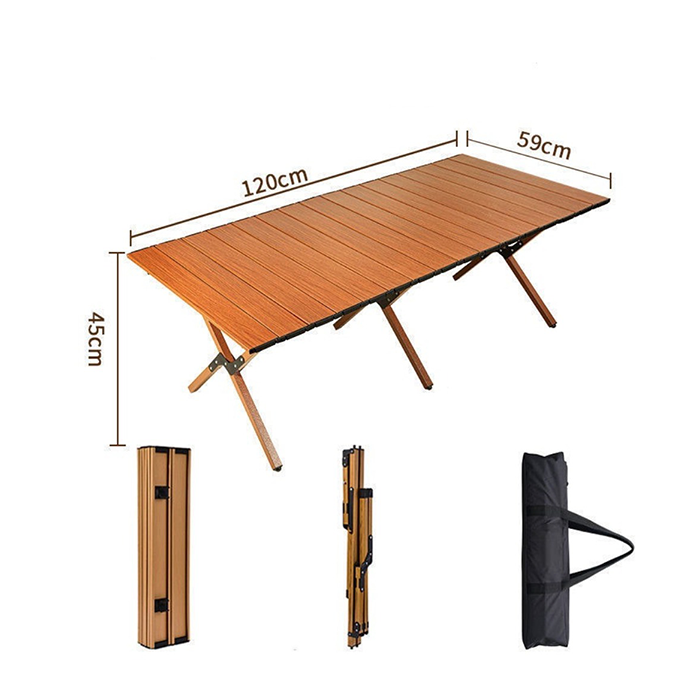 Camping Table with Bag, Lightweight Camp Table That Fold Up dimensions