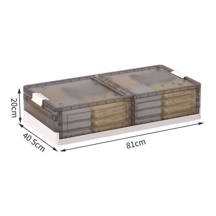 Foldable Under Bed Rolling Storage Organizer Container, Multi-purpose Storage Bin For Bedroom dimensions