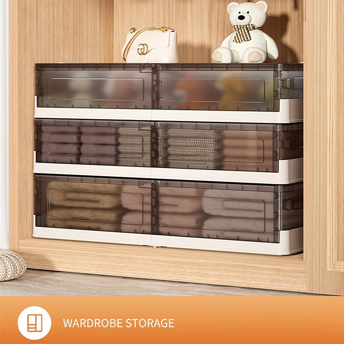 Foldable Under Bed Rolling Storage Organizer Container, Multi-purpose Storage Bin For Bedroom wide range of uses