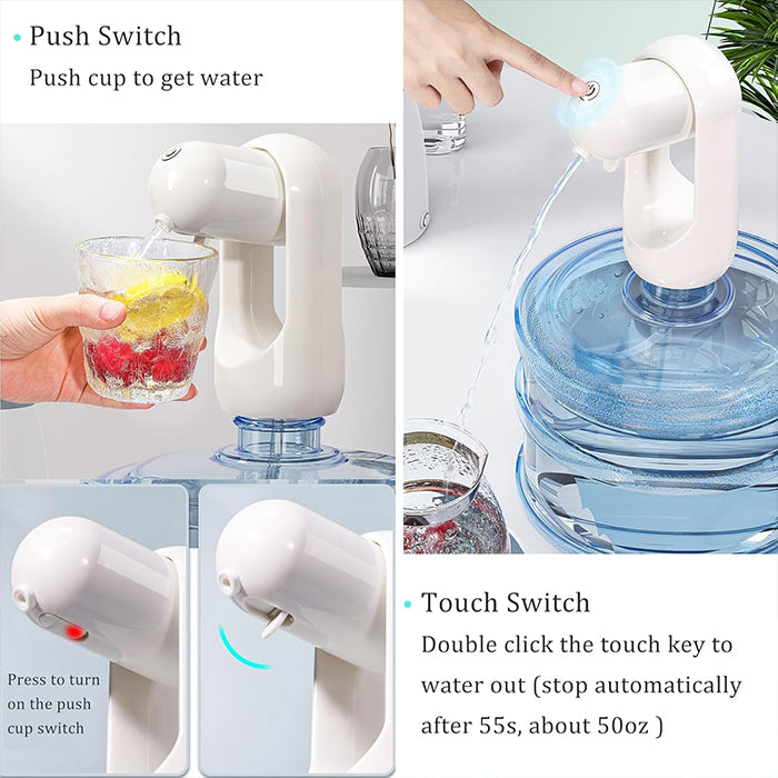 Foldable Water Dispenser, Portable Electric Water Dispenser one touch push switch