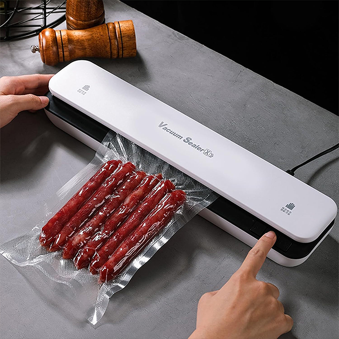 Food Vacuum Sealer Machine, High Power Vacuum Sealing Machine with Intelligent LED Indicator Lights