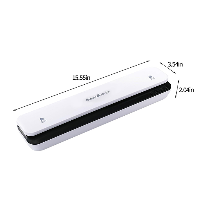 Food Vacuum Sealer Machine, High Power Vacuum Sealing Machine with Intelligent LED Indicator Lights dimensions