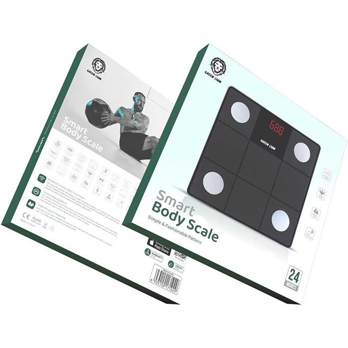 Green Lion Smart Body Scale Simple Fashionable Pattern 24 Modes Data Sharing