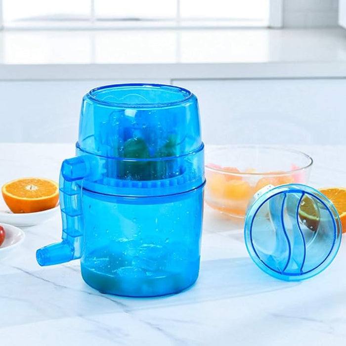 Household Mini Ice Shaver Crusher Snow Cone Portable Manual Crushing Ice Machine Strong