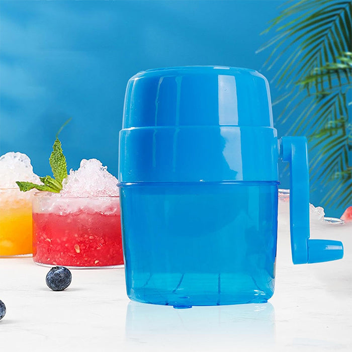 Household Mini Ice Shaver Crusher Snow Cone Portable Manual Crushing Ice Machine