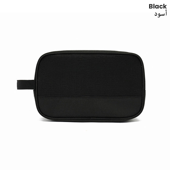 Mini Travel Organizer Bag, Multi-Purpose Travel Gadget Pouch, Portable Hand Bag black
