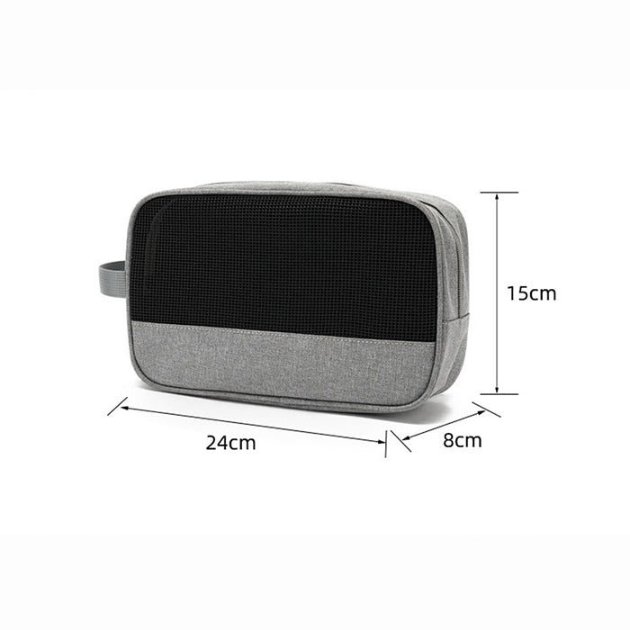 Mini Travel Organizer Bag, Multi-Purpose Travel Gadget Pouch, Portable Hand Bag dimensions