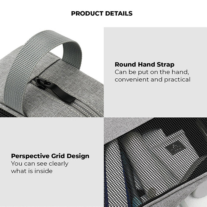 Mini Travel Organizer Bag, Multi-Purpose Travel Gadget Pouch, Portable Hand Bag  product details

