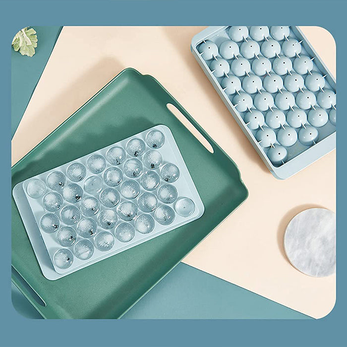 Reusable Flexible 33 Pcs Ice Cube Mould For Cool Drinks Beverages unique design
