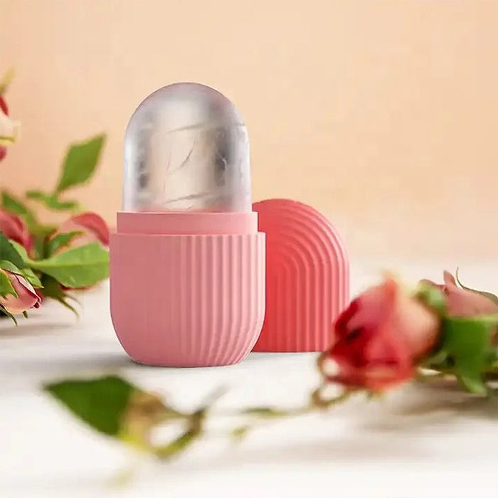 Silicone Ice Roller Massager - Reusable Ice Cube Holder, Skin Care Tool for Glowing Skin high quality