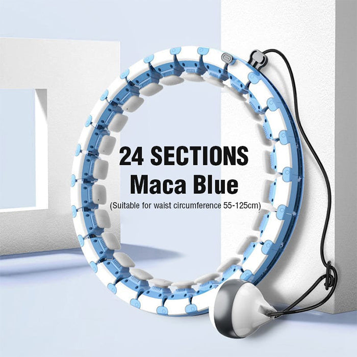 Smart Weight Loss Hula Hoop, Fitness Ring For Abdomen, Body Shaping Circle For Beginners
blue
