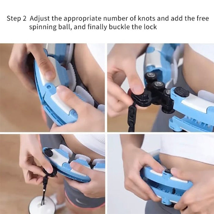 Smart Weight Loss Hula Hoop, Fitness Ring For Abdomen, Body Shaping Circle For Beginners easy to fit