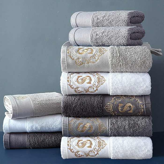 Soft, Absorbent Cotton Towel - Bath, Hand, and Face Towels