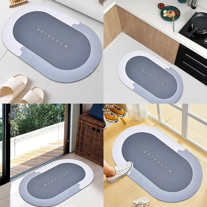 Super Absorbent Quick-drying Non-slip Bathroom Floor Mat different places