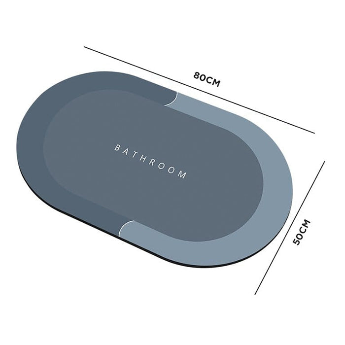 Super Absorbent Quick-drying Non-slip Bathroom Floor Mat dimensions