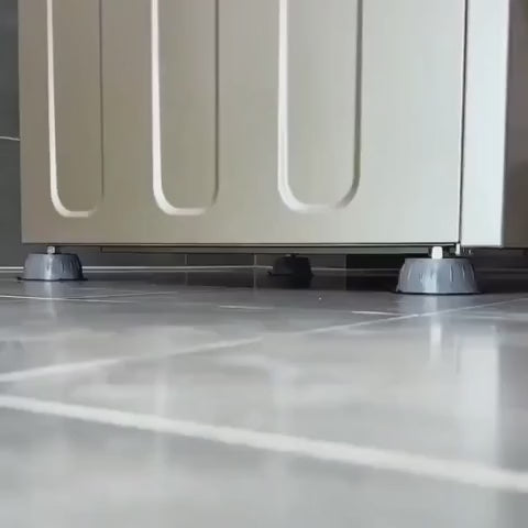 Easy Installation 4 Pcs Washing Machine Dishwasher Anti-Vibration Foot Pads With Suction Cup For Leveling